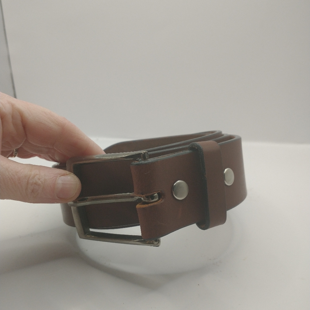 Men’s Stockman by Ranger Belt Size 44 Brown Leather S742BR